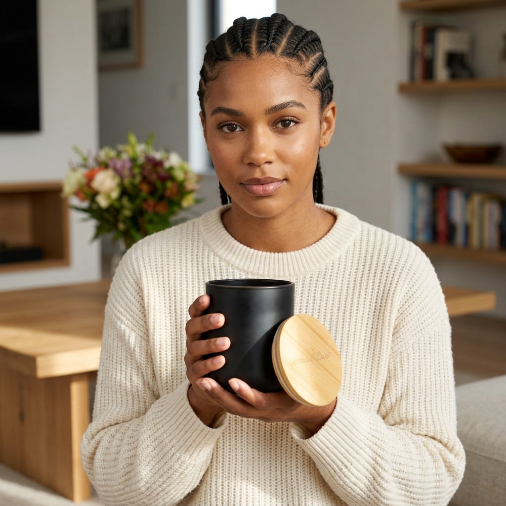 Engraved 14oz Soy Candle — Aether Lux Care Scented Candle (Custom Engraving)