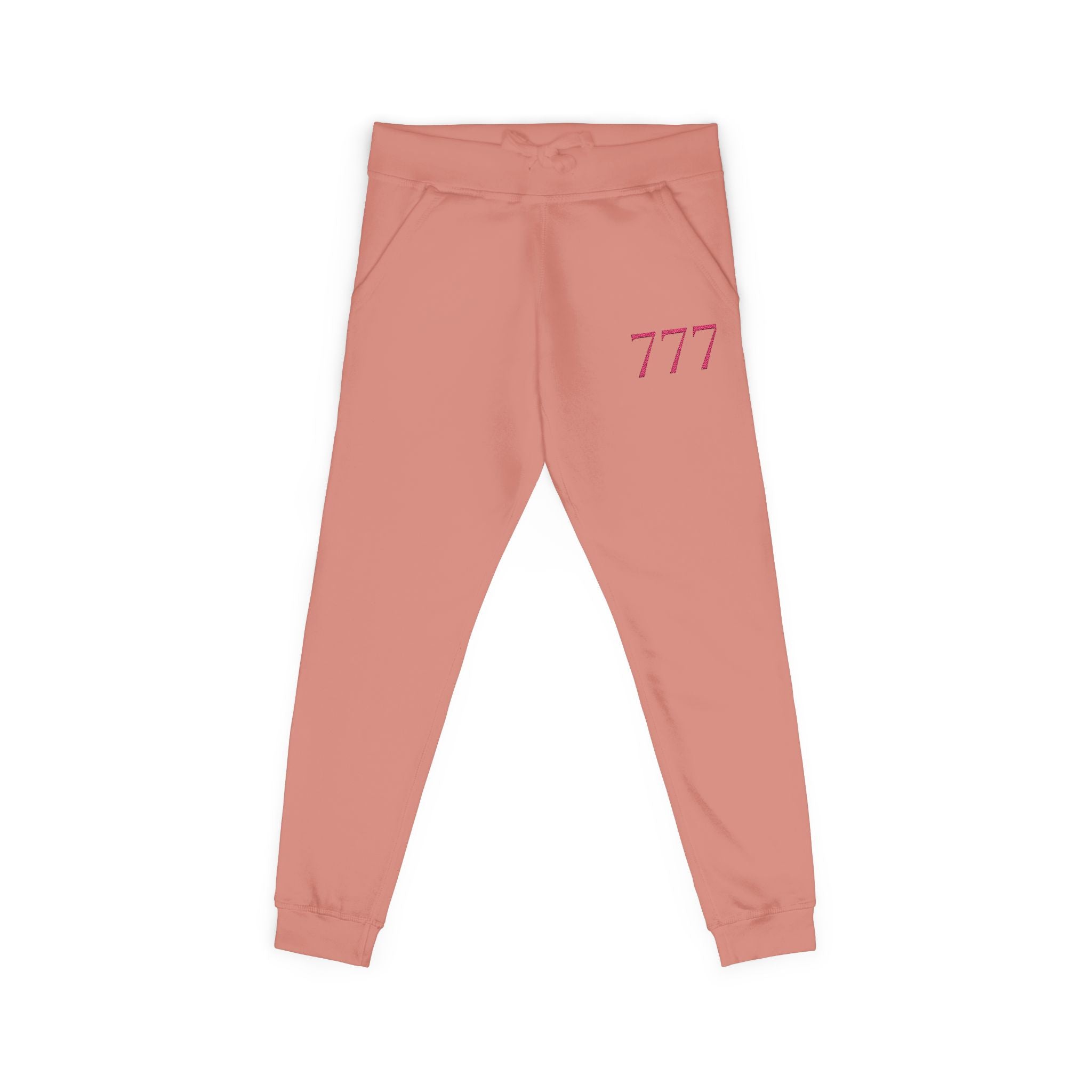 777 Fleece Sweatpants — Dusty Rose