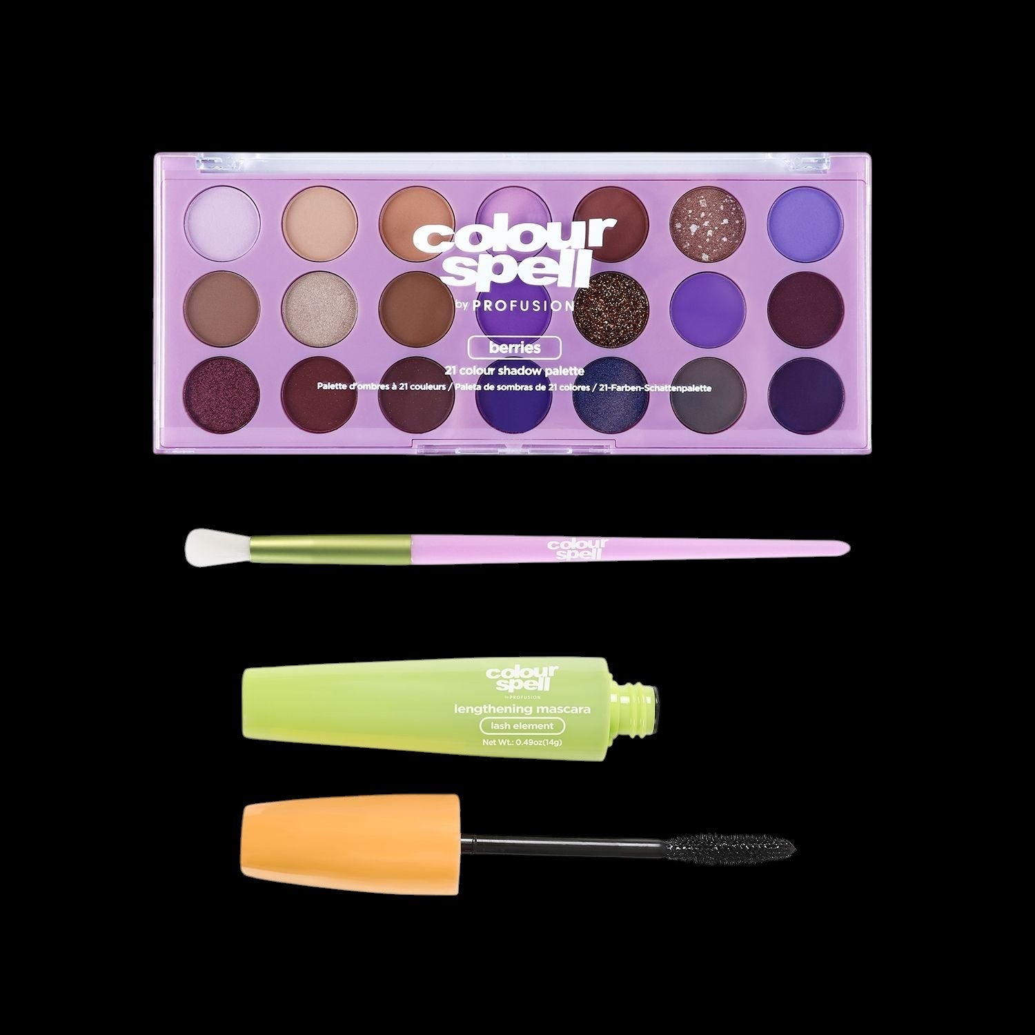 Just the Look Collection- Mascara, Shadow & Brush by ColourSpell