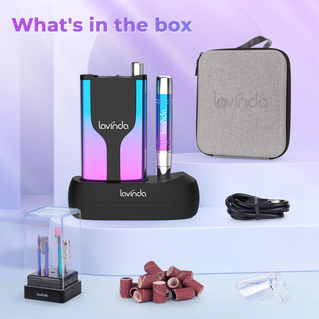 Wand™ Pro Nail Drill - Blue Purple Gradient - 35,000 RPM Rechargeable