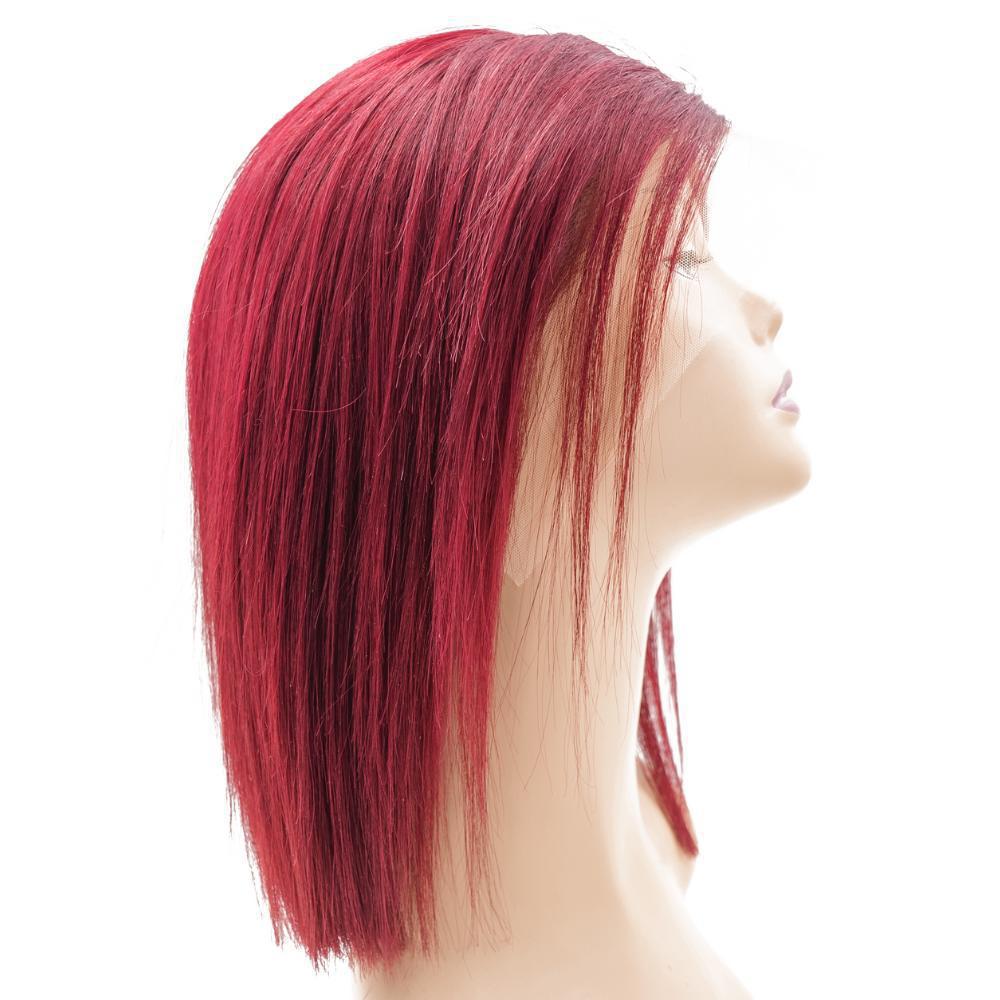 Cherry 13x4 Transparent Lace Front 100% Human Hair Bob Wig by Private Label