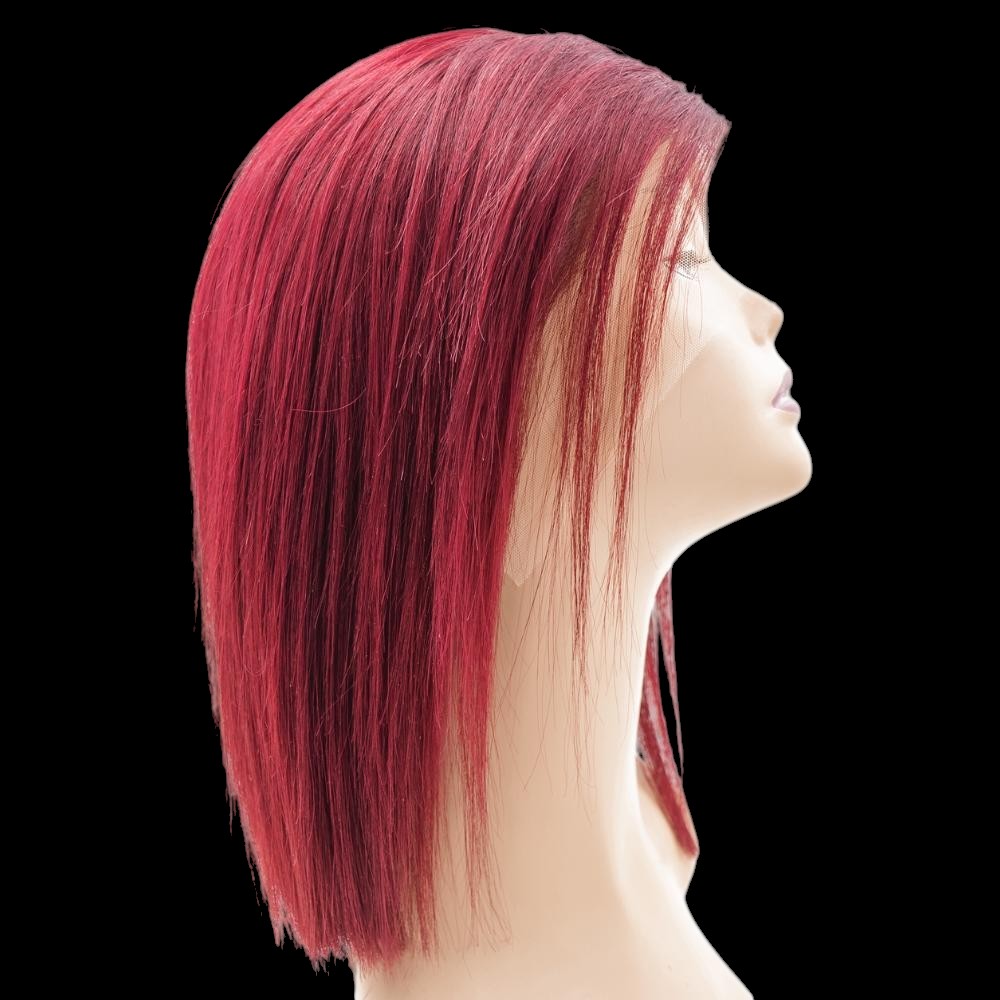 Cherry 13x4 Transparent Lace Front 100% Human Hair Bob Wig by Private Label