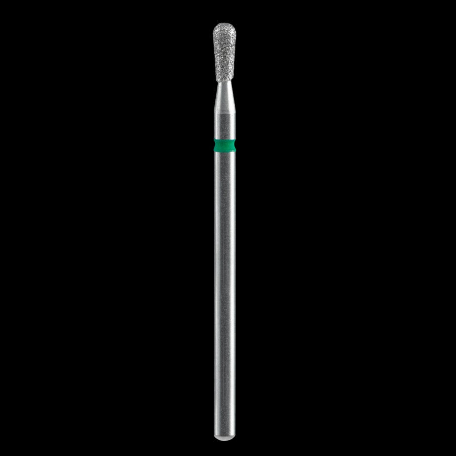 STALEKS - Diamond nail drill bit, "Match", green, EXPERT 2.3/5 mm (FA120G023/5) by kvadrat store