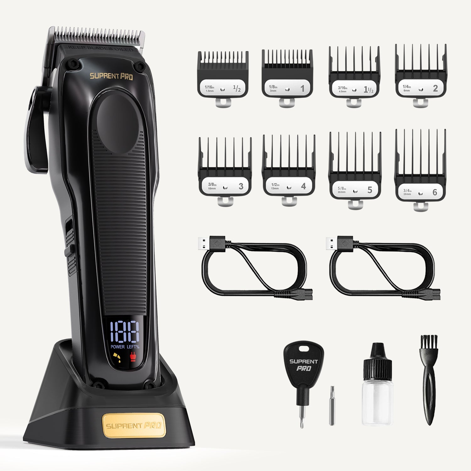 The Black Obsidian Professional Clipper - HC775BX by SUPRENT US