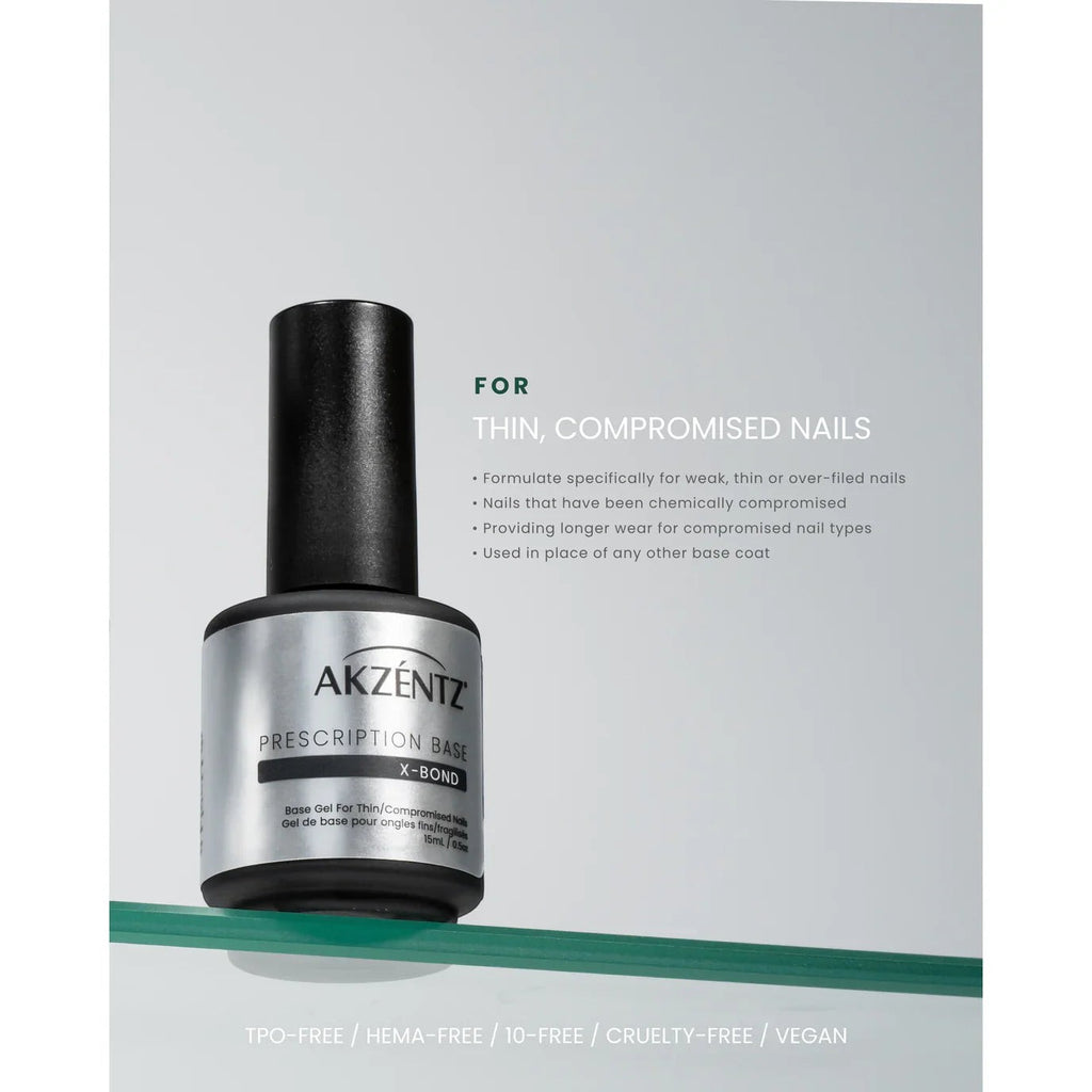 Akzentz - Prescription X-Bond, Bonding Base Gel 15ml/0.5oz by kvadrat store