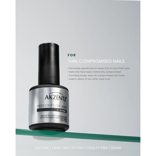 Akzentz - Prescription X-Bond Bonding Base Gel 15ml/0.5oz