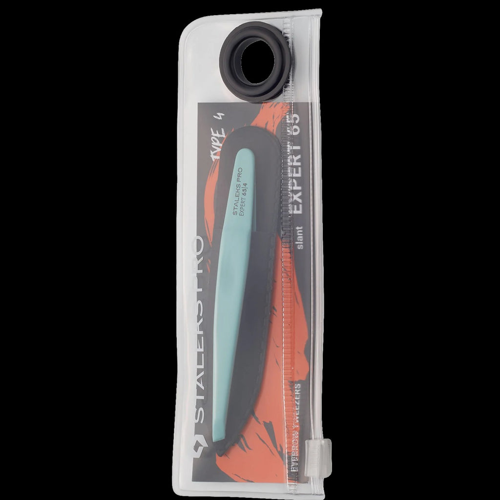 STALEKS PRO EXPERT 65 TYPE 4 EYEBROW TWEEZERS SLANT TE-65/4 - STALEKS™ by kvadrat store