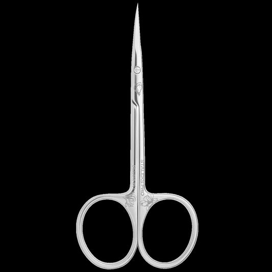 STALEKS PRO EXCLUSIVE 22 TYPE 1 PROFESSIONAL CUTICLE SCISSORS ELONGATED HANDLES MAGNOLIA SX-22/1M- STALEKS™ by kvadrat store