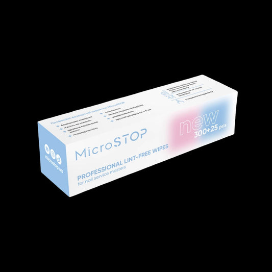MicroStop Lint-Free Manicure Wipes (325 Pcs) by kvadrat store