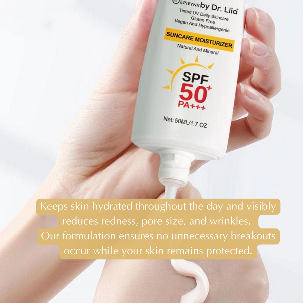 SPF 50 Mineral Moisturizer – Hydrating, Vegan & Sensitive-Skin Friendly by EpiLynx