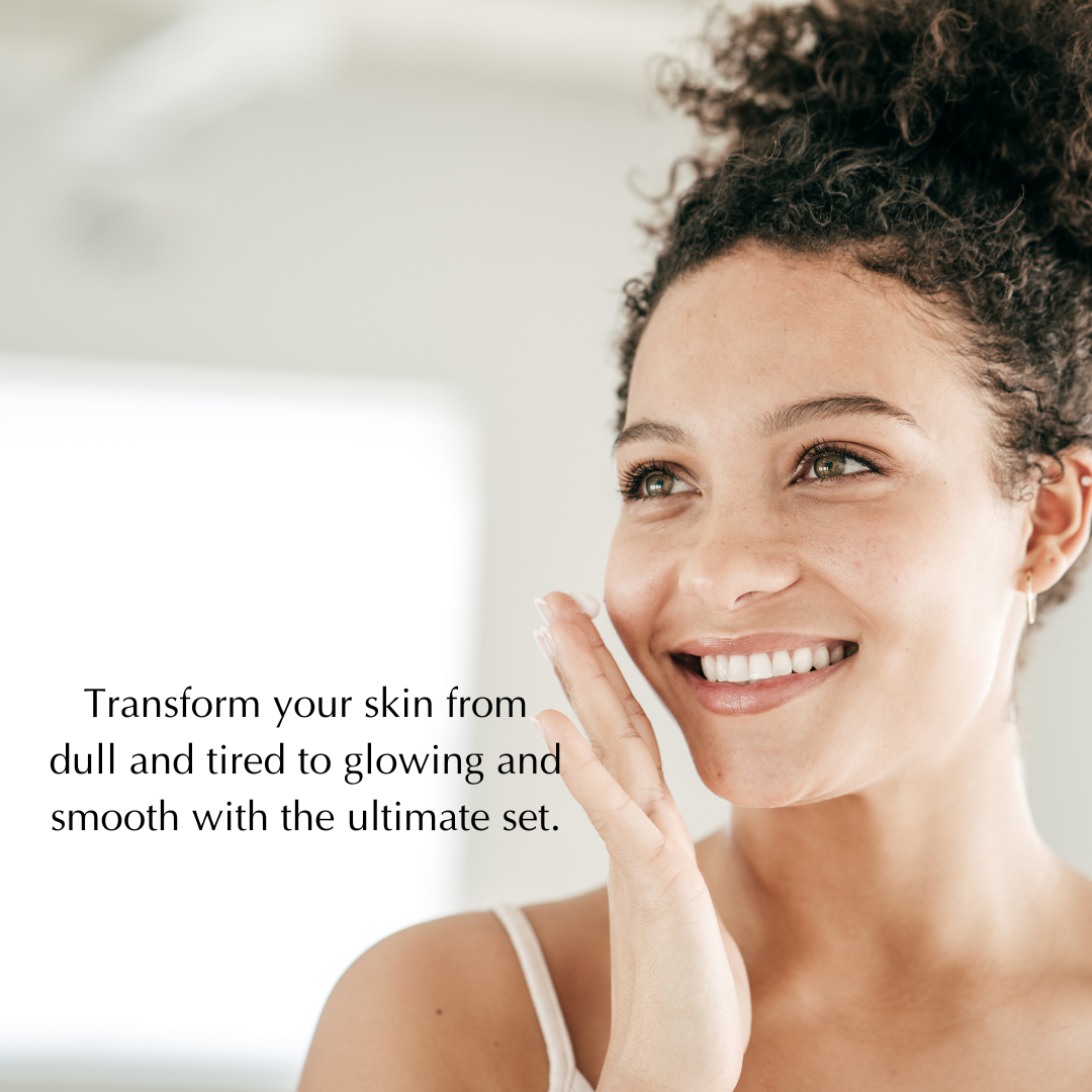 Firming & Brightening Anti-Aging Set – Hyaluronic Acid, Niacinamide & Peptide Complex by EpiLynx