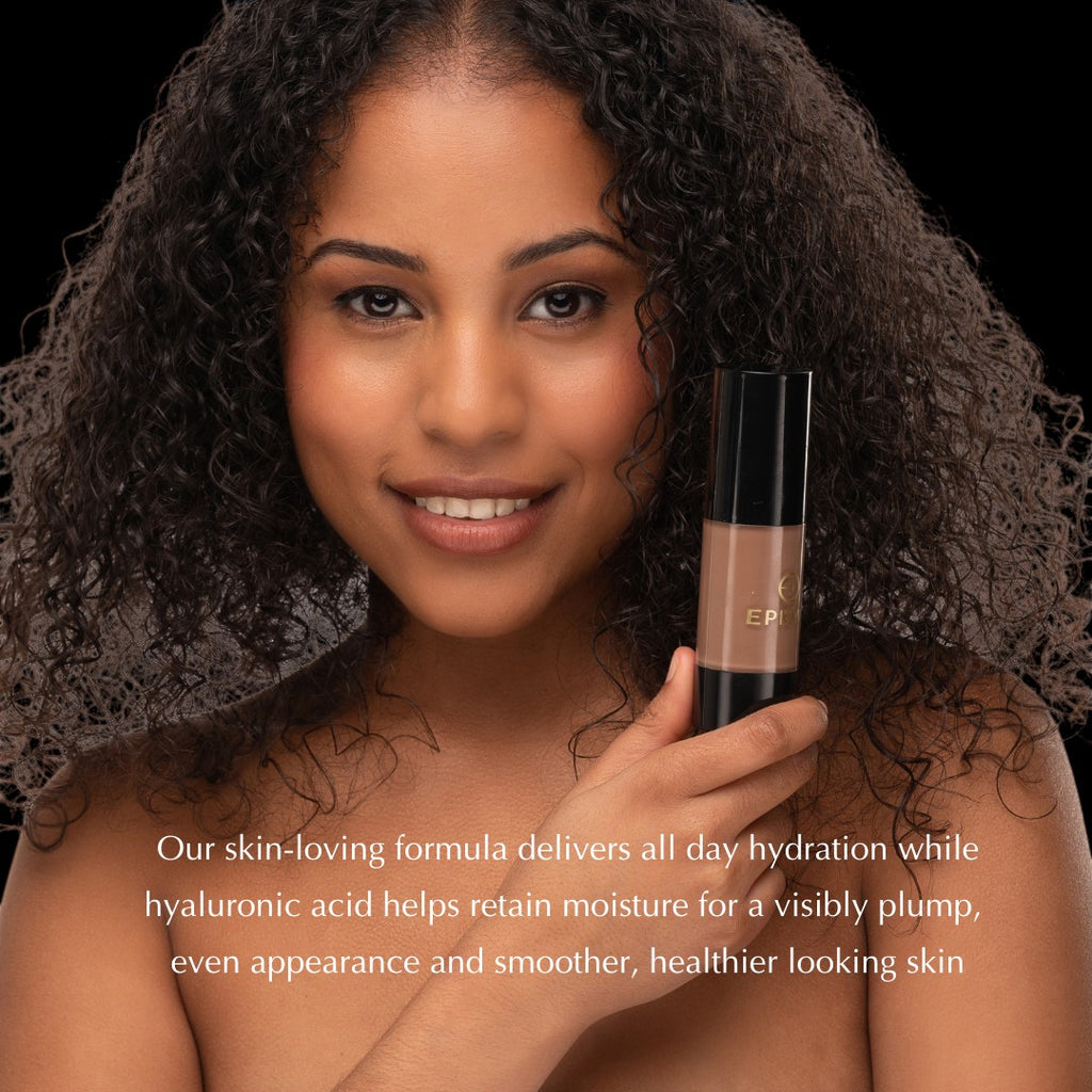Breathable Full-Coverage Foundation – Dewy Finish, Hydrating, Vegan, Gluten-Free (SPF 15) by EpiLynx