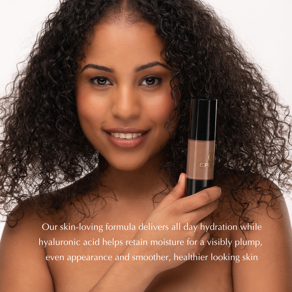Breathable Full-Coverage Foundation – Dewy Finish, Hydrating, Vegan, Gluten-Free (SPF 15) by EpiLynx