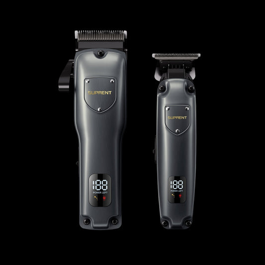 The Black Shield Clipper and Trimmer Set - HC236TX - AetherLux.Shop