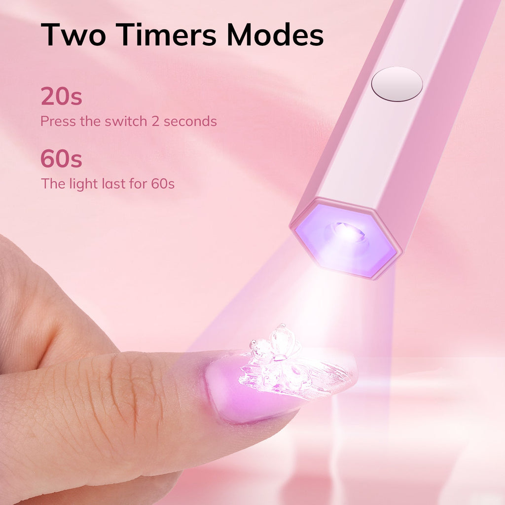 Handheld Mini Nail Light by Lavinda