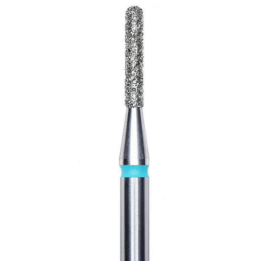 DIAMOND NAIL DRILL BIT, ROUNDED "CYLINDER", BLUE, HEAD DIAMETER 1.4/8MM (FA30B014/8) - STALEKS™