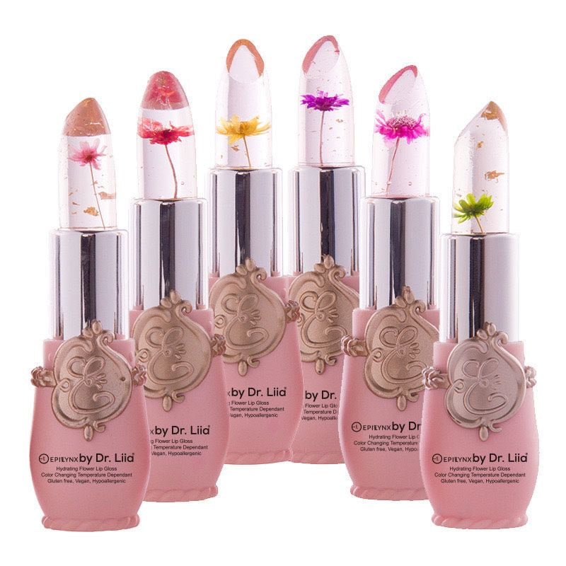 Kleurveranderende Blom Lipglans – Veganisties, Glutenvry, Hidrerende Lipbalsem