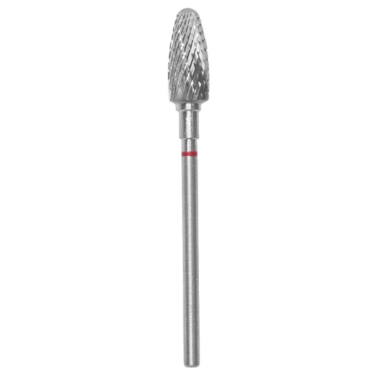 CARBIDE NAIL DRILL BIT, "CORN", RED, HEAD DIAMETER 6/14MM (FT90R060/14) (№71) - STALEKS™