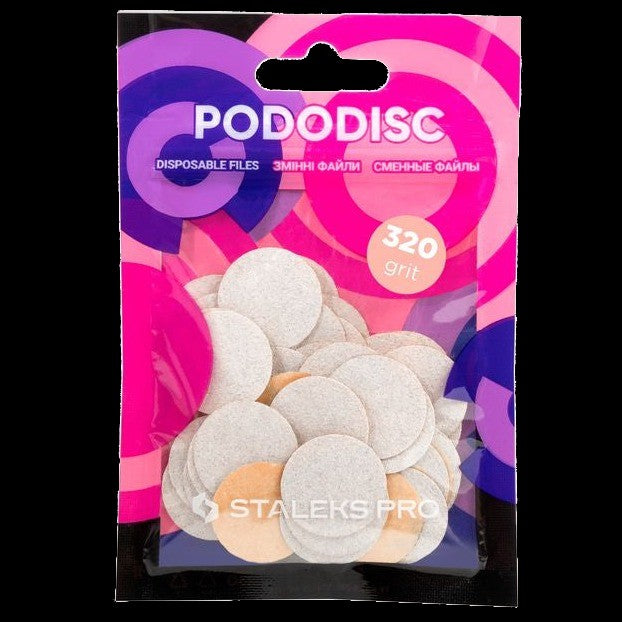 Staleks - Refill Pads for Pedicure Disk PRO M (50pcs) PDF-20 by kvadrat store