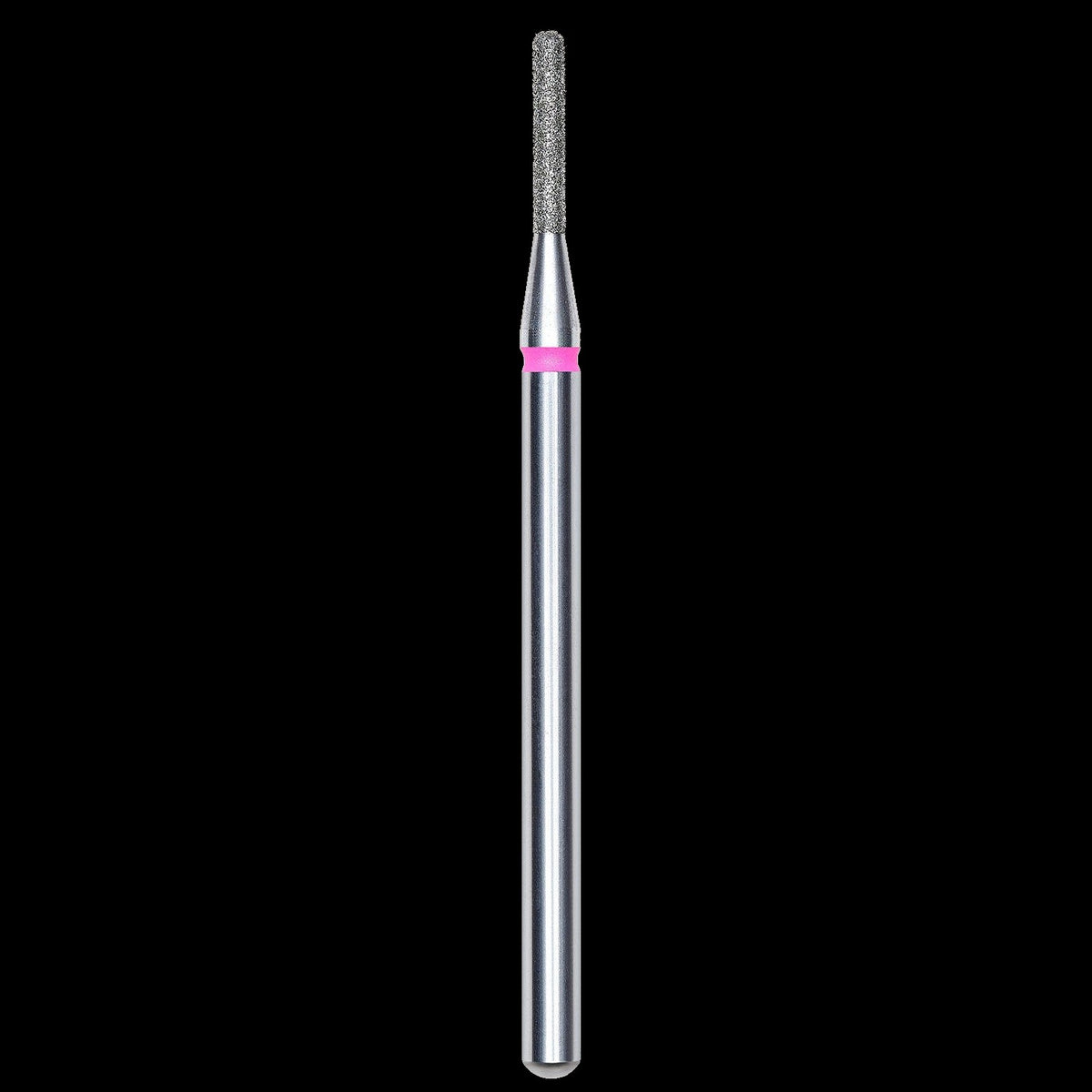 DIAMOND NAIL DRILL BIT, ROUNDED "CYLINDER", RED, HEAD DIAMETER 1.4/8MM (FA30R014/8) - STALEKS™ by kvadrat store