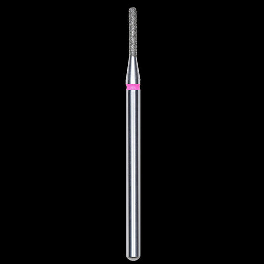 DIAMOND NAIL DRILL BIT, ROUNDED "CYLINDER", RED, HEAD DIAMETER 1.4/8MM (FA30R014/8) - STALEKS™ by kvadrat store