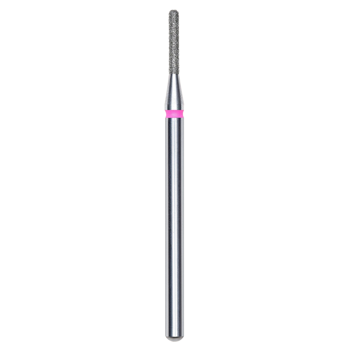 DIAMOND NAIL DRILL BIT, ROUNDED "CYLINDER", RED, HEAD DIAMETER 1.4/8MM (FA30R014/8) - STALEKS™