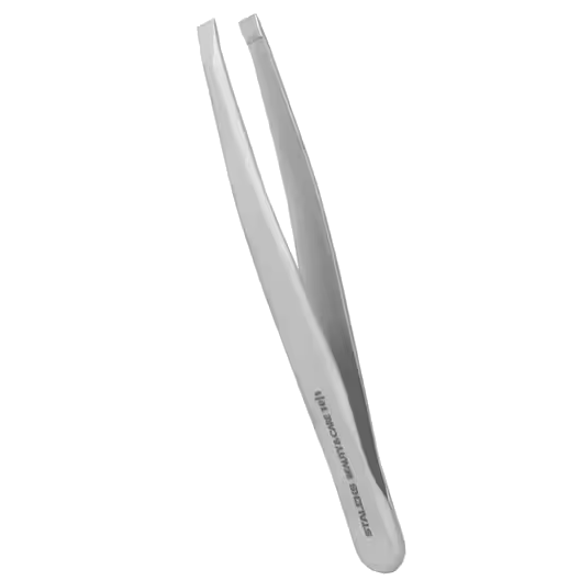 STALEKS BEAUTY & CARE 10 TYPE 1 EYEBROW TWEEZERS WIDE STRAIGHT TBC-10/1 - STALEKS™ by kvadrat store