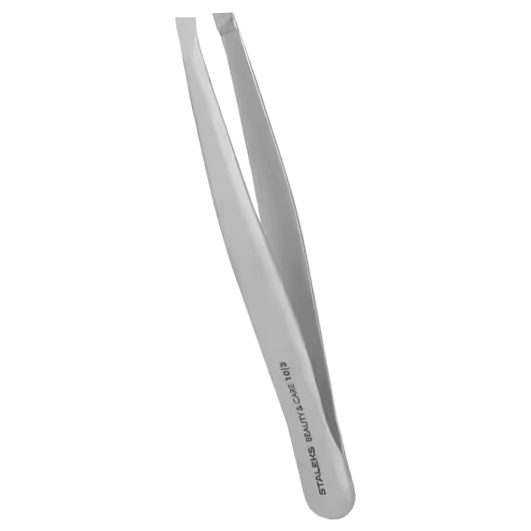 STALEKS BEAUTY & CARE 10 TYPE 3 EYEBROW TWEEZERS WIDE SLANT TBC-10/3 - STALEKS™ by kvadrat store