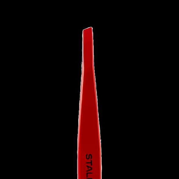 STALEKS PRO EXPERT 11/4R EYEBROW TWEEZERS (SLANT, RED COLOR) TE-11/4R - STALEKS™ by kvadrat store