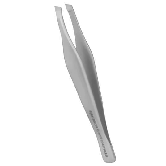 STALEKS BEAUTY & CARE 30 TYPE 3 EYEBROW TWEEZERS WIDE SLANT TBC-30/3- STALEKS™ by kvadrat store