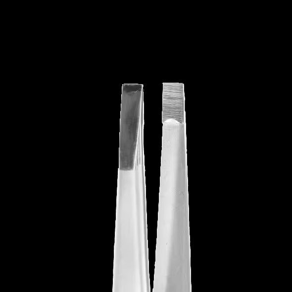 STALEKS PRO EXPERT 10 TYPE 1 EYEBROW TWEEZERS WIDE STRAIGHT EDGE TE-10/1- STALEKS™ by kvadrat store