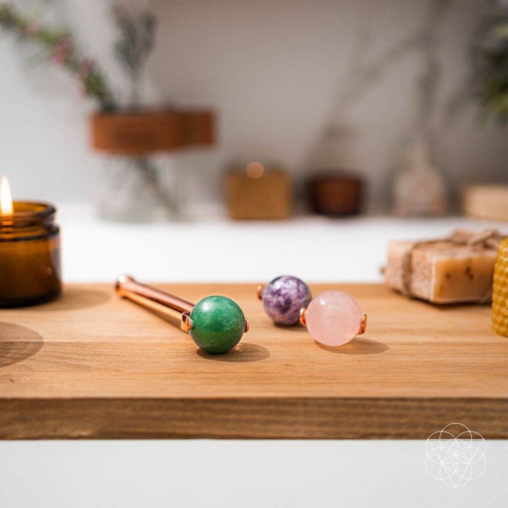 3-in-1 Crystal Face Roller Set by Conscious Items
