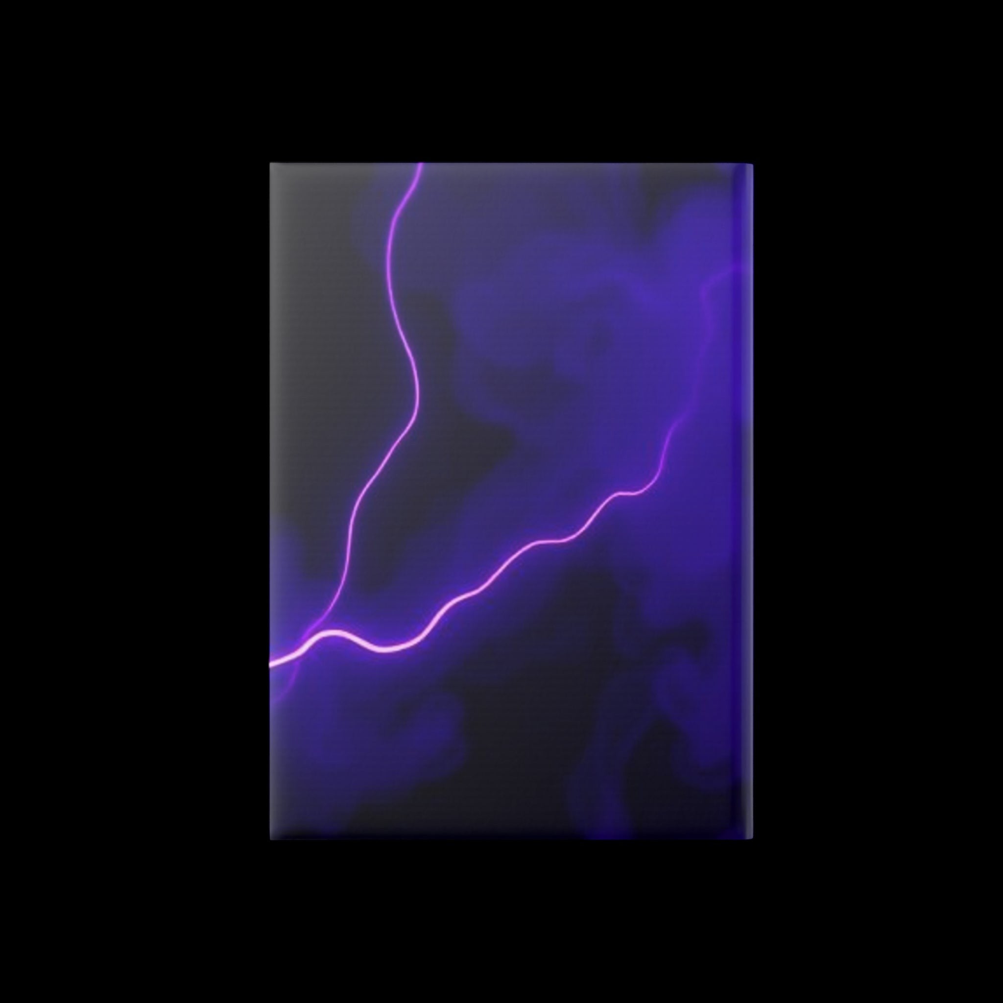 Royal Aura: Thunder & Lightening Hardcover Notebook with Puffy Covers by Printify