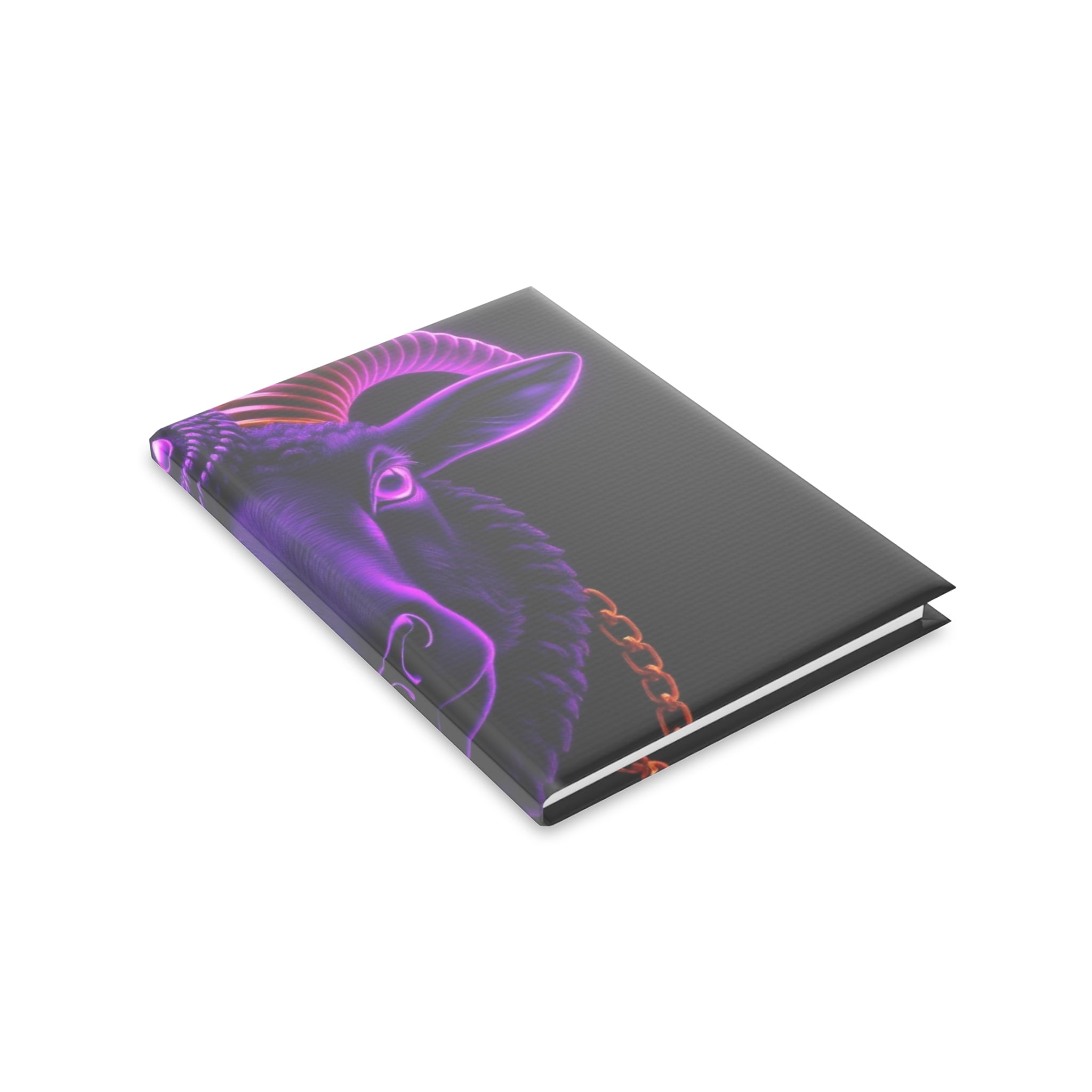 Royal Aura: Black Sheep Hardcover Notebook with Puffy Covers by Printify