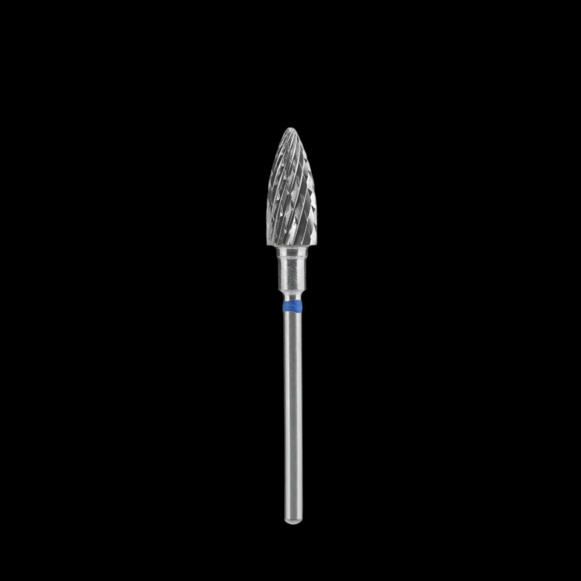 STALEKS - Carbide nail drill bit "Pine Cone" blue, 6/14mm (FT110B060/14) (#212) by kvadrat store