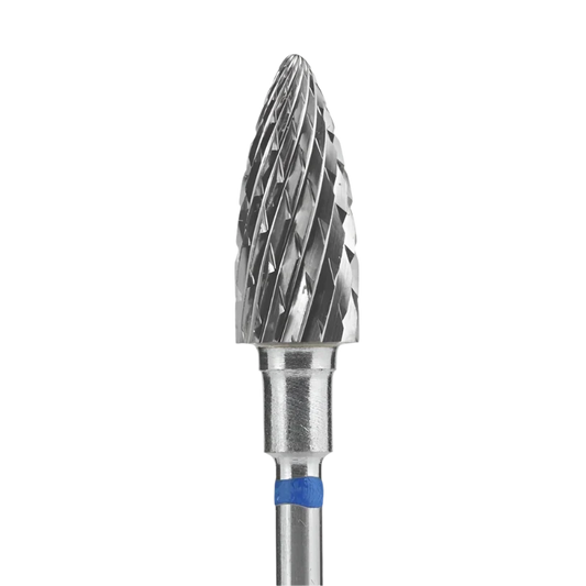 STALEKS - Carbide nail drill bit "Pine Cone" blue, 6/14mm (FT110B060/14) (#212)