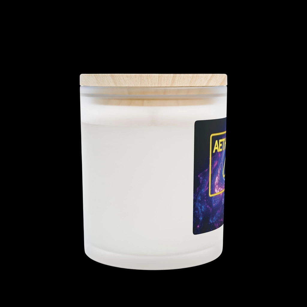 Sea Minerals Frosted Glass Candle, 11oz by Printify