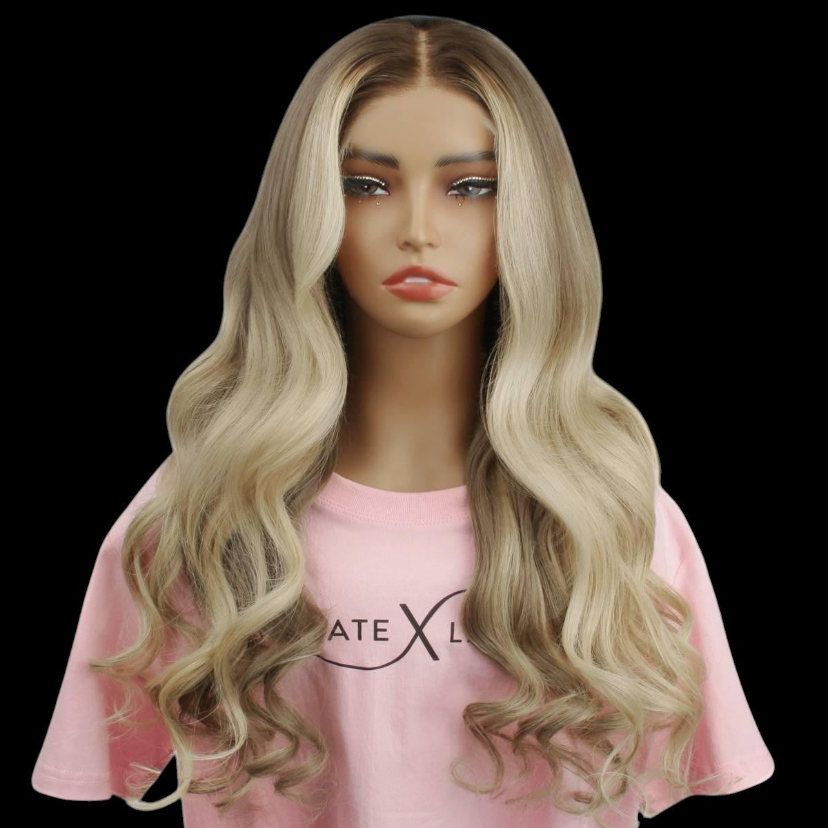 Gabriella Glueless 5x5 HD Lace Professionally Colored 100% Human Hair Closure Wig by Private Label
