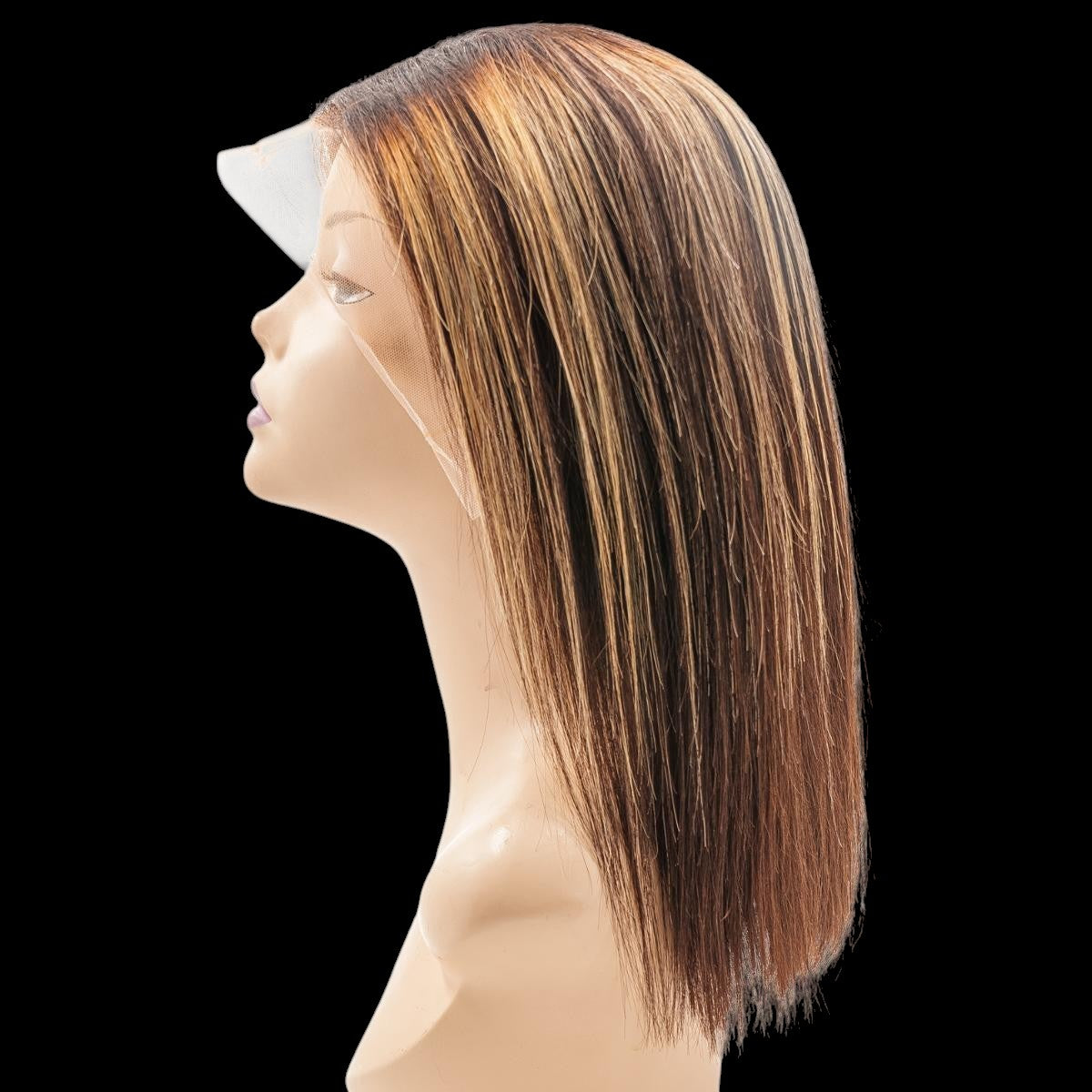 Buttercup 13x4 Transparent Lace Front 100% Human Hair Bob Wig by Private Label