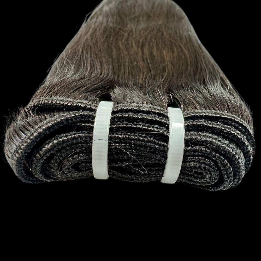 Raw Natural Black Straight 100% Human Hair Bundles by Private Label