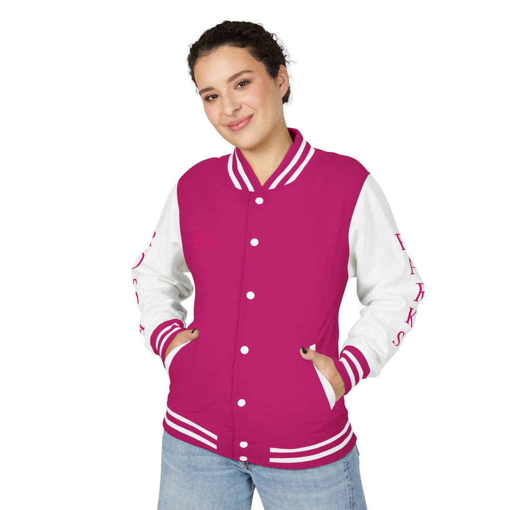 Rosa Parks Tribute Pink Letterman Jacket