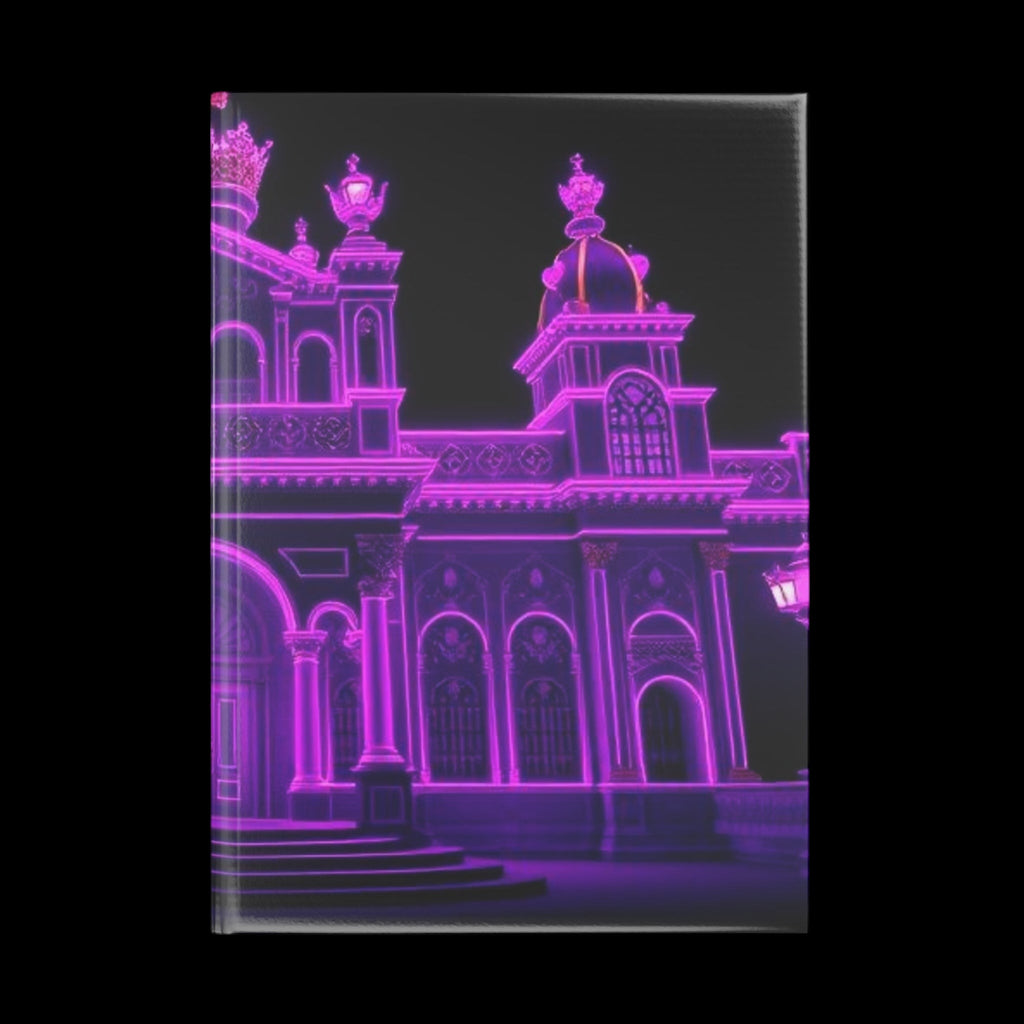 Royal Aura: Royal Palace Hardcover Notebook with Puffy Covers by Printify