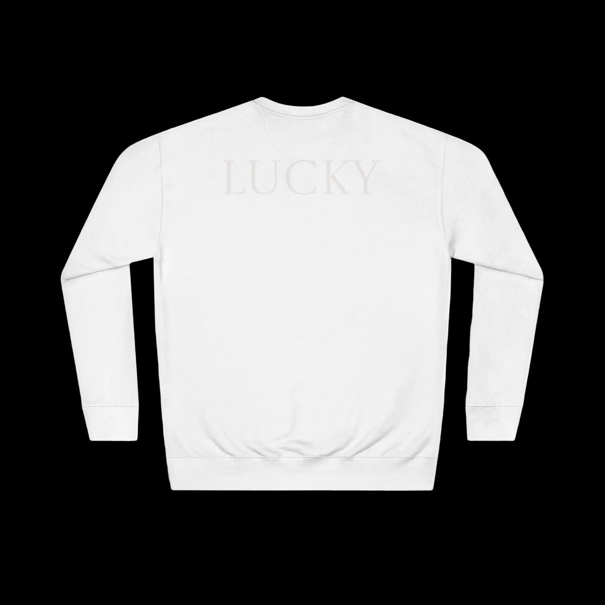 777 Crewneck Sweatshirt — White - AetherLux.Shop