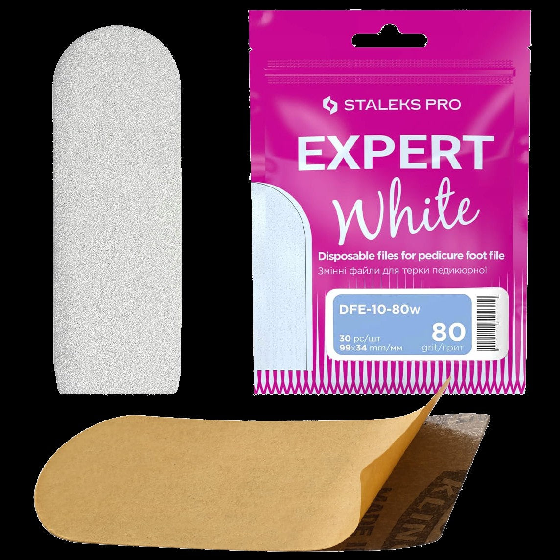 STALEKS PRO EXPERT 10 REPLACEABLE ABRASIVE KIT FOR PEDICURE RASPS(30 PCS) DFE-10 - STALEKS™ by kvadrat store