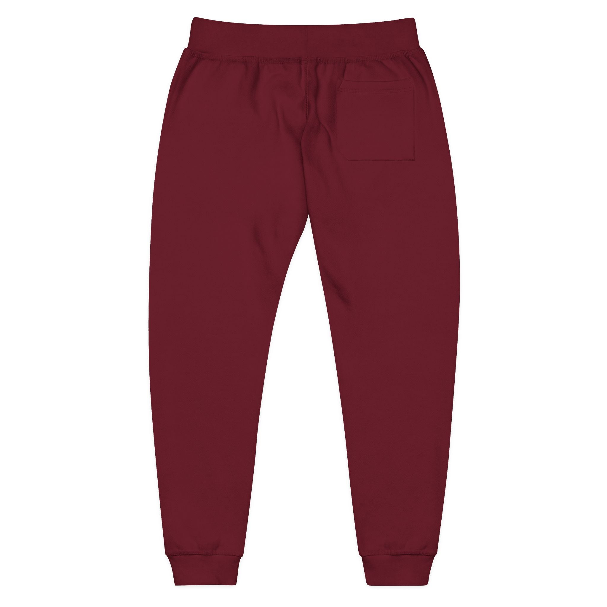 777 Fleece Sweatpants — Maroon