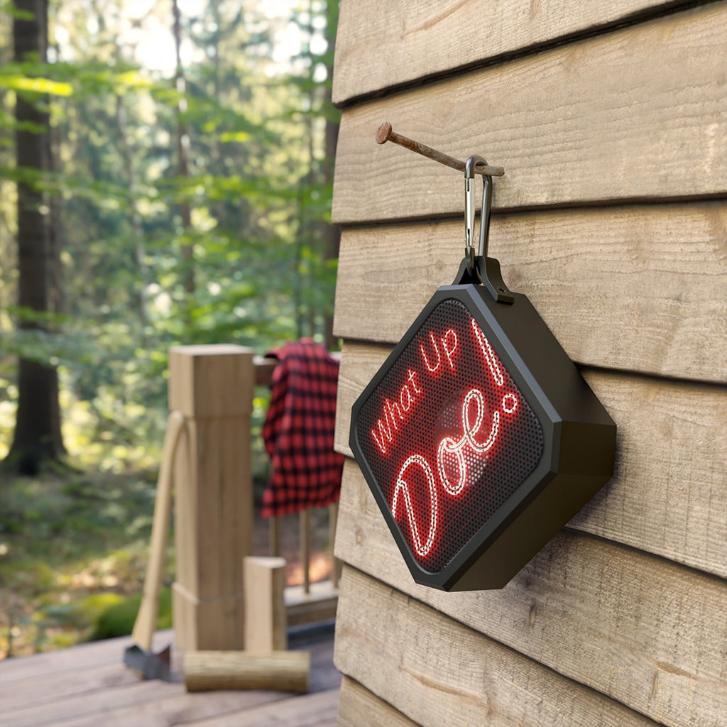 What Up Doe! Outdoor Bluetooth Speaker (RED) by Printify