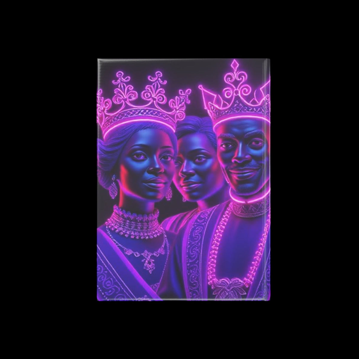 Royal Aura: Royal Family Hardcover Notebook with Puffy Covers - AetherLux.Shop