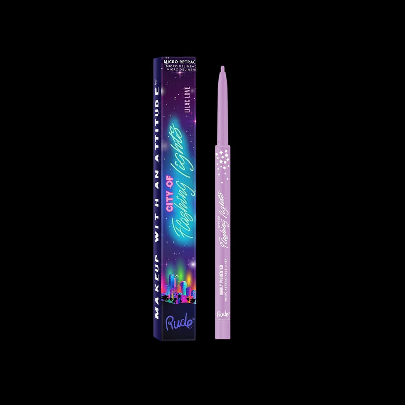RUDE City of Flashing Lights Micro Retractable Liner - Lilac Love by VYSN