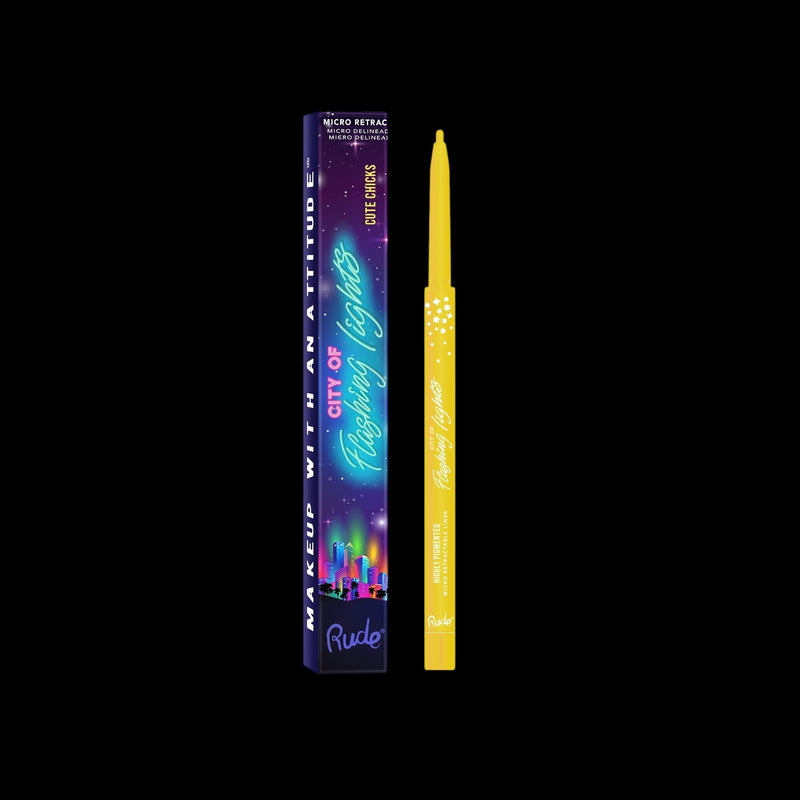 RUDE City of Flashing Lights Micro Retractable Liner - Cute Chicks by VYSN