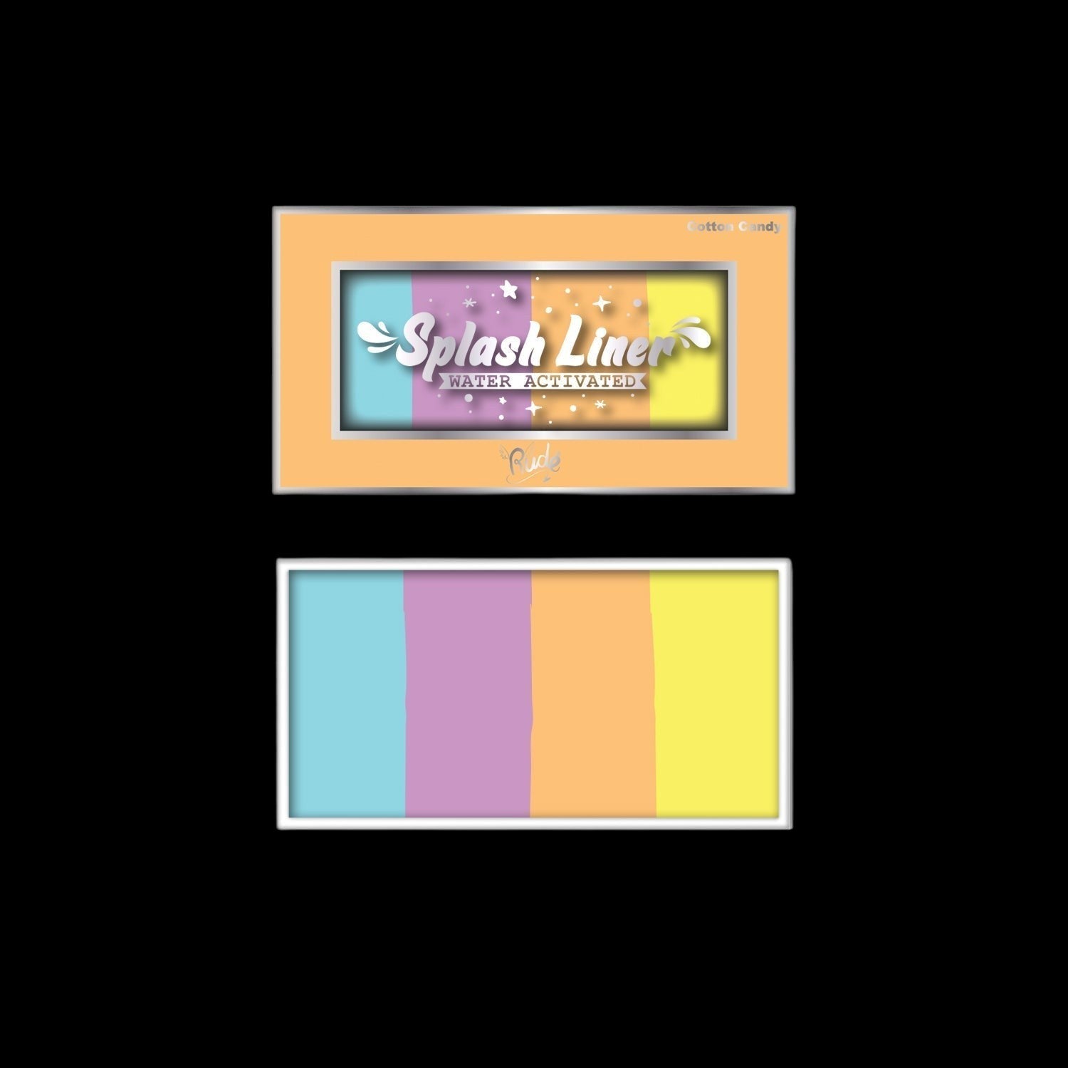 RUDE Splash Liner Water Activated Split Cake Face Body Paint - Cotton Candy by VYSN